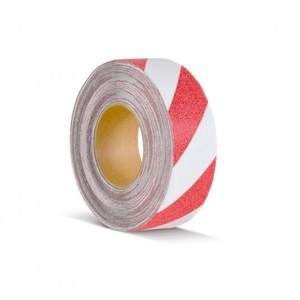 Jungheinrich PROFISHOP, m2-Antirutschbelag™ Warnmarkierung, Rolle, Breite 50 mm, rot-weiss