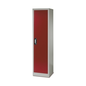 CP, C+P Umweltschrank, 4 Wannen, HxBxT 1.950 x 500 x 500 mm, lichtgrau/rubinrot