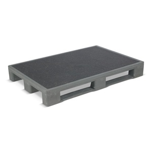 Schwerlast-Palette Anti-Rutsch mit Eisenverstärkung, LxB 1.200 x 800 mm
