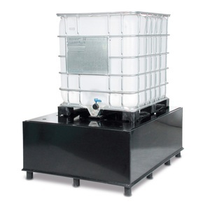 Jungheinrich PROFISHOP, IBC-Station aus PE, inkl. Lochplatte, HxBxT 655 x 1.720 x 1.345 mm