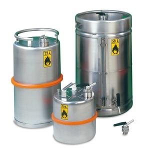 Rötzmeier®, Rötzmeier® Sicherheitsstandgefäss aus Edelstahl, mit Schraubkappe, 50 Liter