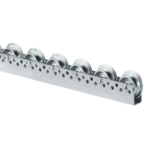 Jungheinrich PROFISHOP, Universal-Rollenschiene, Stahlrollen, mit Spurkranz, Teilung 100 mm, TK pro Rolle 20