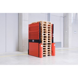 Hagenauer + Denk KG, Hagenauer+Denk Palettenmagazin PalServer Universal, 15 Paletten, BxL 1000 x 1200 mm, blutorange
