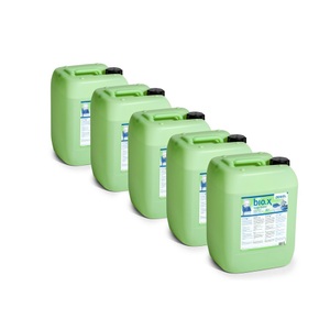 Denios, Reinigungsmittel bio.x, Set zur Erstbefüllung, 5x 20-Liter-Kanister