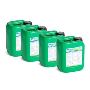 Denios, Reinigungsmittel bio.x Konzentrat, Set zur Erstbefüllung, 4x 5-Liter-Kanister