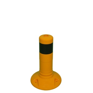 Jungheinrich PROFISHOP, Flexible Sperrpfosten, Ø 80 mm, Höhe 300 mm, schwarz/gelb