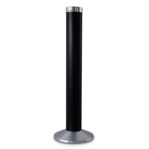 SZ METALL, Aschenbecher "Säule", Aluminium, Ø 300 x H 780 mm, schwarz