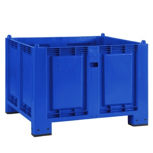 Jungheinrich PROFISHOP, Grossbehälter aus Polypropylen, 550 Liter, mit Füssen, blau