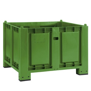 Jungheinrich PROFISHOP, Grossbehälter aus Polypropylen, 550 Liter, mit Füssen, grün