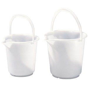 Hünersdorff, HÜNERSDORFF Eimer 10,5l HD-Polyethylen natur Kunststoffbügel D.286mm H.283mm