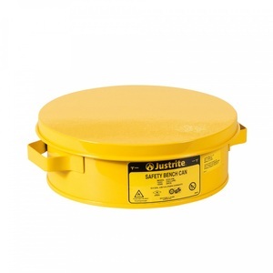 Justrite, Justrite® Tränkbehälter mit Klappdeckel, gelb, 2 Liter