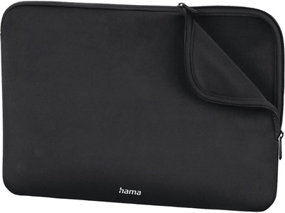 HAMA, Hama Neoprene; 34 cm (13;3'); Schwarz Laptop-Tasche, HAMA Neoprene - Notebook-Hülle, Universal, 13.37 /34 cm, Schwarz