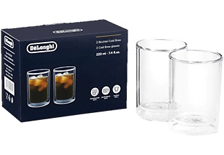 De Longhi, De'Longhi Cold Brew Doppelwand-Gläser 220 ml, De'Longhi Doppelwandige Cold Brew Gläser 220 ml 2erSet