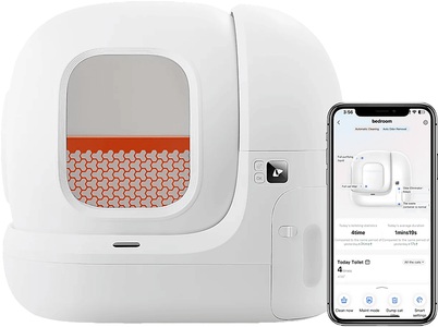 Petkit, PETKIT Pura Max - Selbstreinigendes Katzenklo (Weiss), PETKIT Katzentoilette Pura Max, selbstreinigend