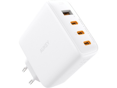 Aukey, AUKEY Omnia Mix4 100W - Ladegerät (Weiss), AUKEY OmniaMix II 100W GaN PD PA-B7S WH 4-Port, Wall Charger White