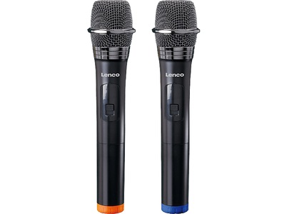 Lenco, Lenco MCW-020BK 2x Wireless Mikrofon