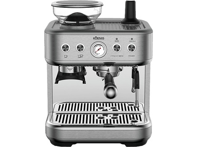 Koenig, KOENIG Baressa - Espressomaschine (Edelstahl), Koenig Baressa B03216 Siebträgermaschine Edelstahl