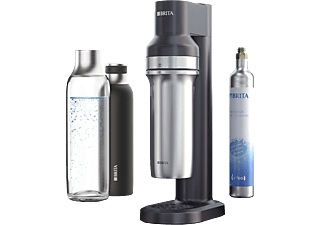Brita, BRITA sodaTRIO - Wassersprudler (Schwarz), 