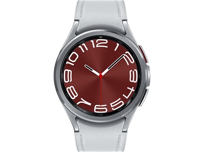 Samsung, SAMSUNG Galaxy Watch6 Classic (43 mm, Bluetooth-Version) - Smartwatch (Breite: 20 mm, -, Silver), SAMSUNG Galaxy Watch6 Classic BT 43mm, Edelstahl Smartwatches ? Samsung Galaxy Watch 6 ? Silber