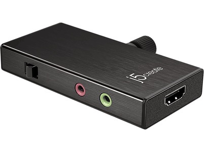 J5CREATE, j5Create Adapter Capture HDMI - USB 3.0, J5CREATE JVA02-N - Live Capture Adapter (Schwarz)