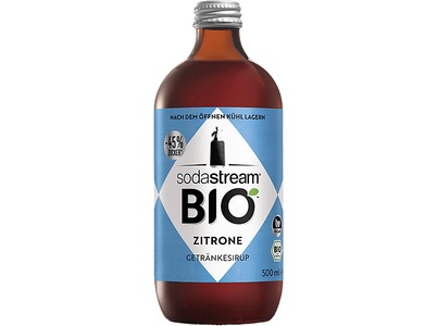 SODASTREAM, SODASTREAM Bio Zitrone 500 ml - Getränkesirup (Blau), Sodastream, Unsere Neuheiten, SodaStream Bio Sirup Zitrone, Produkte & Wohnen