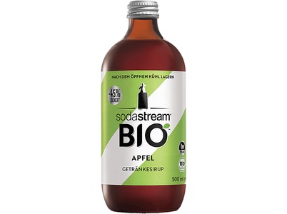 SODASTREAM, SODASTREAM Bio Apfel 500 ml - Getränkesirup (Grün), SODASTREAM Bio Apfel 500 ml - Getränkesirup (Grün)