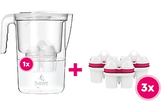 BWT, Filtrierende Karaffe 2.6 L BWT, BWT, Wasserfilterung, BWT Vida White 2.6 l manual timer 3x Mgn. Wasserfilterung, Produkte & Wohnen