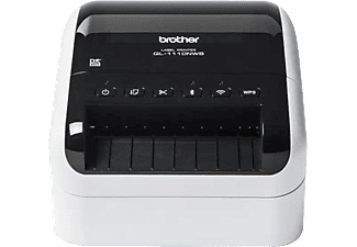 Brother, BROTHER QL-1110NWB - Etikettendrucker (Schwarz/Weiss), Brother Etikettendrucker P-touch QL-1110NWB