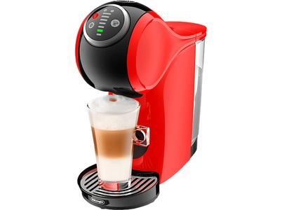 DE-LONGHI Genio S Plus - Kapselmaschine (Rot/Schwarz)