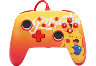 POWERA Enhanced Wired - Pokémon: Oran Berry Pikachu - Controller (Orange/Rot/Schwarz)