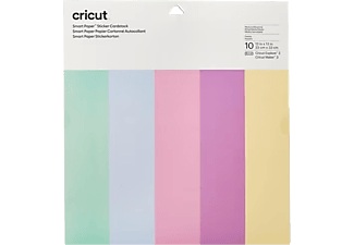 Cricut, Cricut Smart Paper? Farbkarton Schnittbreite 30.5 cm Pastell, Cricut Stickerpapier Smart 30.5 x 30.5 cm, 10 Blatt, Pastellfarben