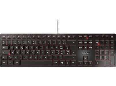 Cherry, Cherry Tastatur KC 6000 Slim, CHERRY KC 6000 SLIM - Tastatur (Schwarz)