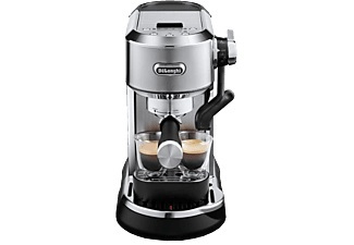 De Longhi, DE-LONGHI EC950.M Dedica Maestro Plus Latte Art - Espressomaschine (Silber), 