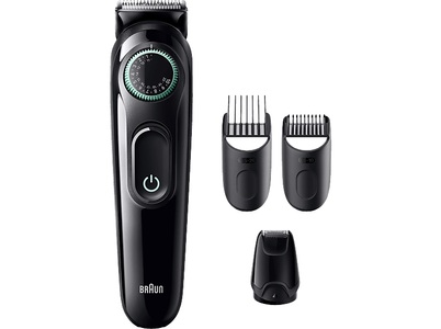 Braun, BRAUN BT3421 - Barttrimmer (Schwarz), Braun BeardTrimmer BT3421 Bartschneider
