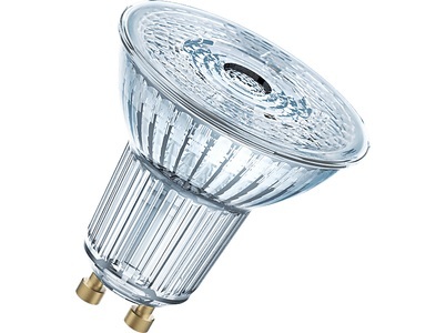 Osram, Osram Superstar LED GU10 Spot 4.5W 350lm - 927 | Dimmbar - Höchste Farbwiedergabe, OSRAM LED SUPERSTAR 4,5-W-GU10-LED-Lampe, 2700 K, warmweiß, dimmbar, mit Glas-Reflektor