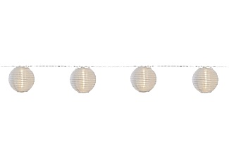 Star Trading, STAR TRADING LED Party Kette Weiss, Parforce Traditional Hunting LED-Lichterkette »Festival 450 cm, Weiss«, 10 St.-flammig