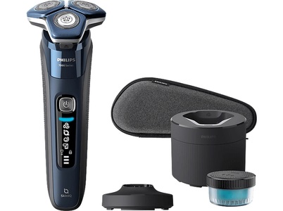 Philips, PHILIPS S7885/55 - Rasierer (Blau), Philips Shaver Series - 7000 Elektrischer Nass- Und Trockenrasierer S7885/55