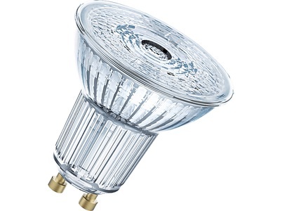 Osram, Osram Superstar LED GU10 Spot Klar 3.4W 230lm - 927 | Dimmbar - Höchste Farbwiedergabe, OSRAM LED SUPERSTAR 3,4-W-GU10-LED-Lampe, warmweiß, dimmbar, mit Glas-Reflektor