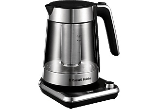 RUSSELL HOBBS, RUSSELL HOBBS Attentiv - Glas-Wasserkocher (1.7 l, Schwarz/Edelstahl), Russell Hobbs, Wasserkocher, RUSSELL HOBBS 26200-70 Wasserkocher,