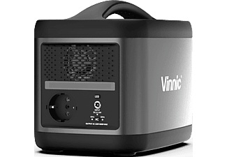 VINNIC, VINNIC POLLUX PS600W - Powerstation (Schwarz/Grau), 