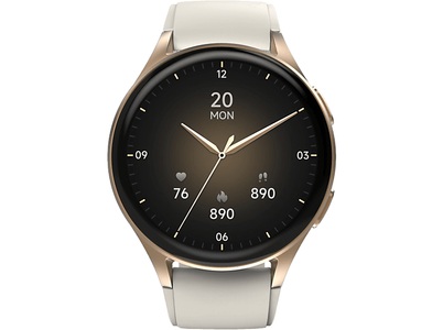 HAMA, HAMA 8900 - Smartwatch (Armband Breite: 2.2 cm, Silikon, Gold/Beige), HAMA 8900 - Smartwatch (Armband Breite: 2.2 cm, Silikon, Gold/Beige)