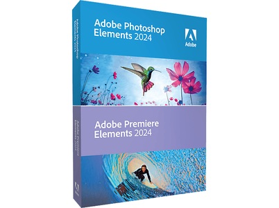 Adobe, Adobe Photoshop Elements 2024 & Adobe Premiere Elements 2024 - PC/MAC - Französisch, 