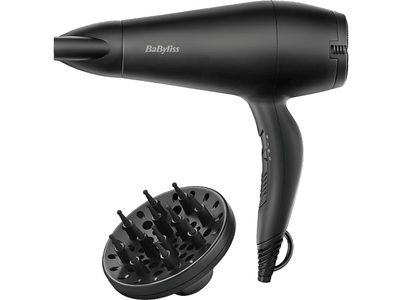 BaByliss, BABYLISS D215DCHE Power Smooth 2000 - Haartrockner (Schwarz), BaByliss D215DCHE Haartrockner Power Smooth 2000 W Schwarz