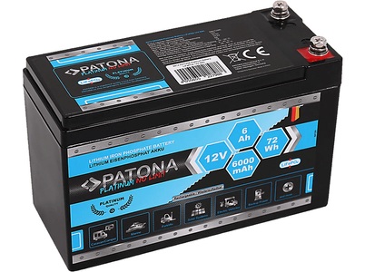 Patona, Patona, Unsere Neuheiten, Patona LiFePO4 12V 6Ah E-Mobility, Produkte & Wohnen, Patona, Mobilität Akku, Patona Platinum Battery LiFePO4 12V 6Ah, Produkte & Wohnen