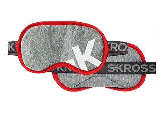 Skross, SKROSS Deluxe - Schlafmaske (Hellgrau), SKROSS Schlafmaske Hellgrau