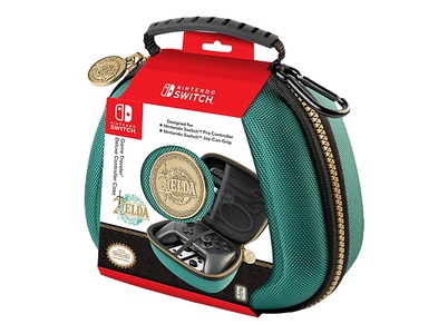 Nacon, Nacon Deluxe Controller Case Nns20G - Zelda Spielkonsole Hülle, NACON Deluxe Controller Case Zelda - Hartschalentasche (Grün)
