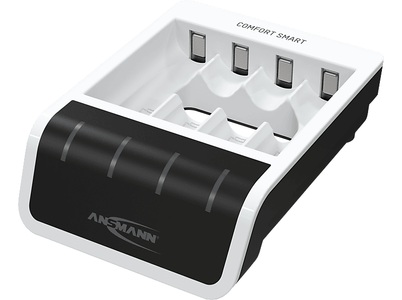 Ansmann, Ansmann Comfort Smart Rundzellen-Ladegerät NiMH Micro (AAA), Mignon (AA), Ansmann Ladegerät Comfort Smart