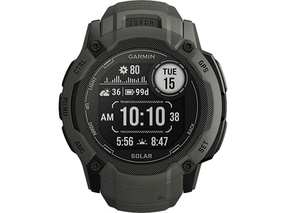 Garmin, Garmin Instinct 2X Solar - Multifunktionsuhr Moss One Size, Garmin Sportuhr »Instinct 2X Solar M«