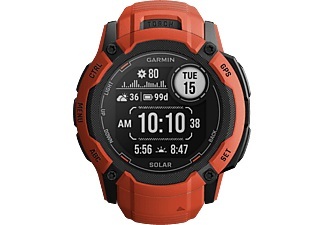 Garmin, Garmin Instinct 2X Solar - Multifunktionsuhr Flame Red One Size, Garmin Sportuhr »Instinct 2X Solar F«