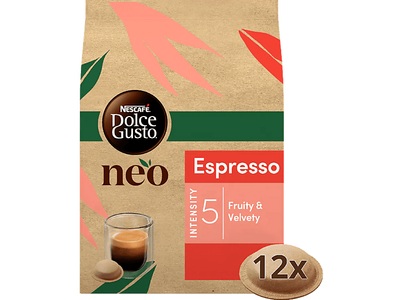 Nescafé, NESCAFÉ Dolce Gusto Neo Espresso - Kaffeekapseln, Nescafé Dolce Gusto Neo Espresso Kaffeepods 12 Stk.